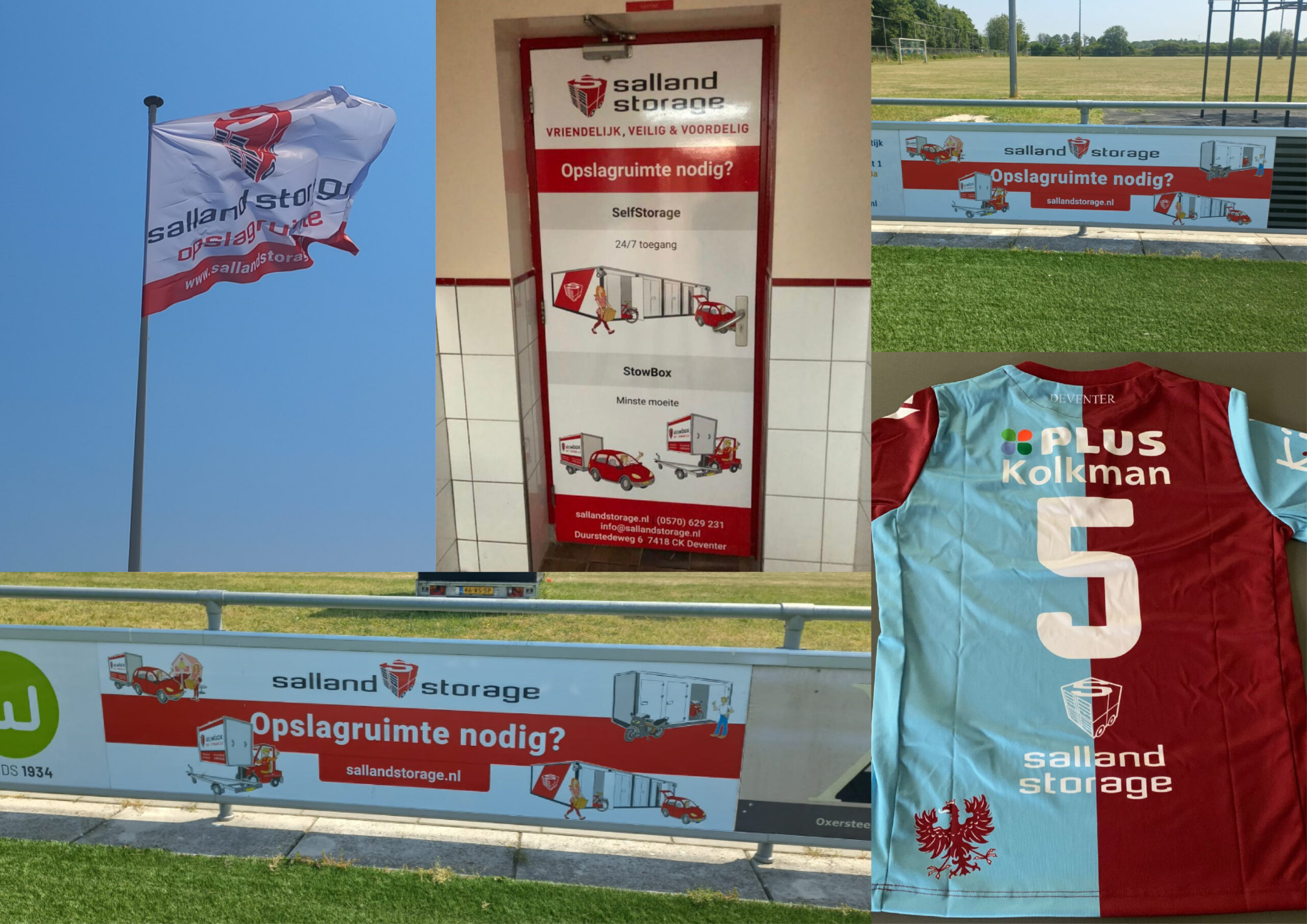 Sponsorfotocollage SAS Salland Storage